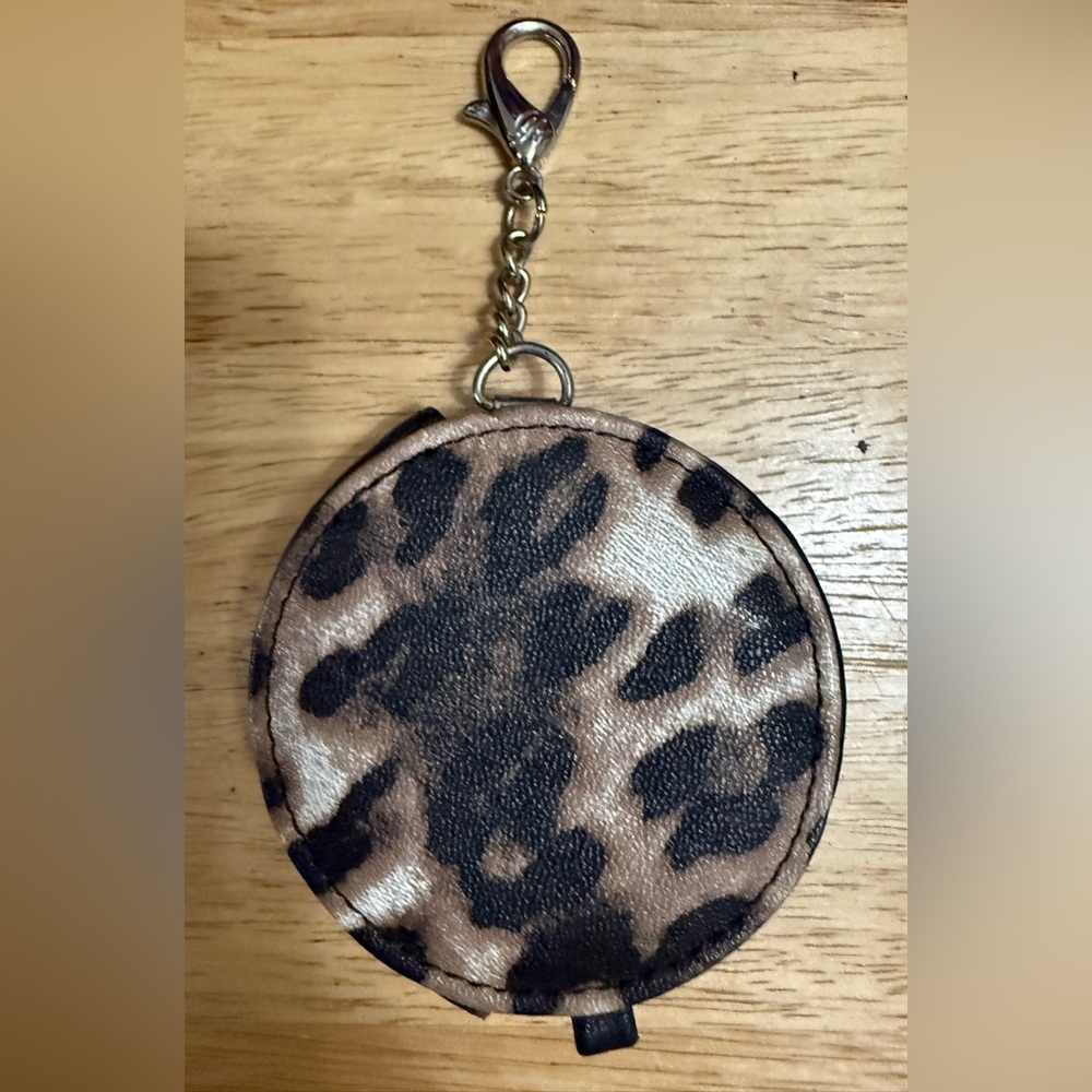Grace Adele Leopard Print Keychain